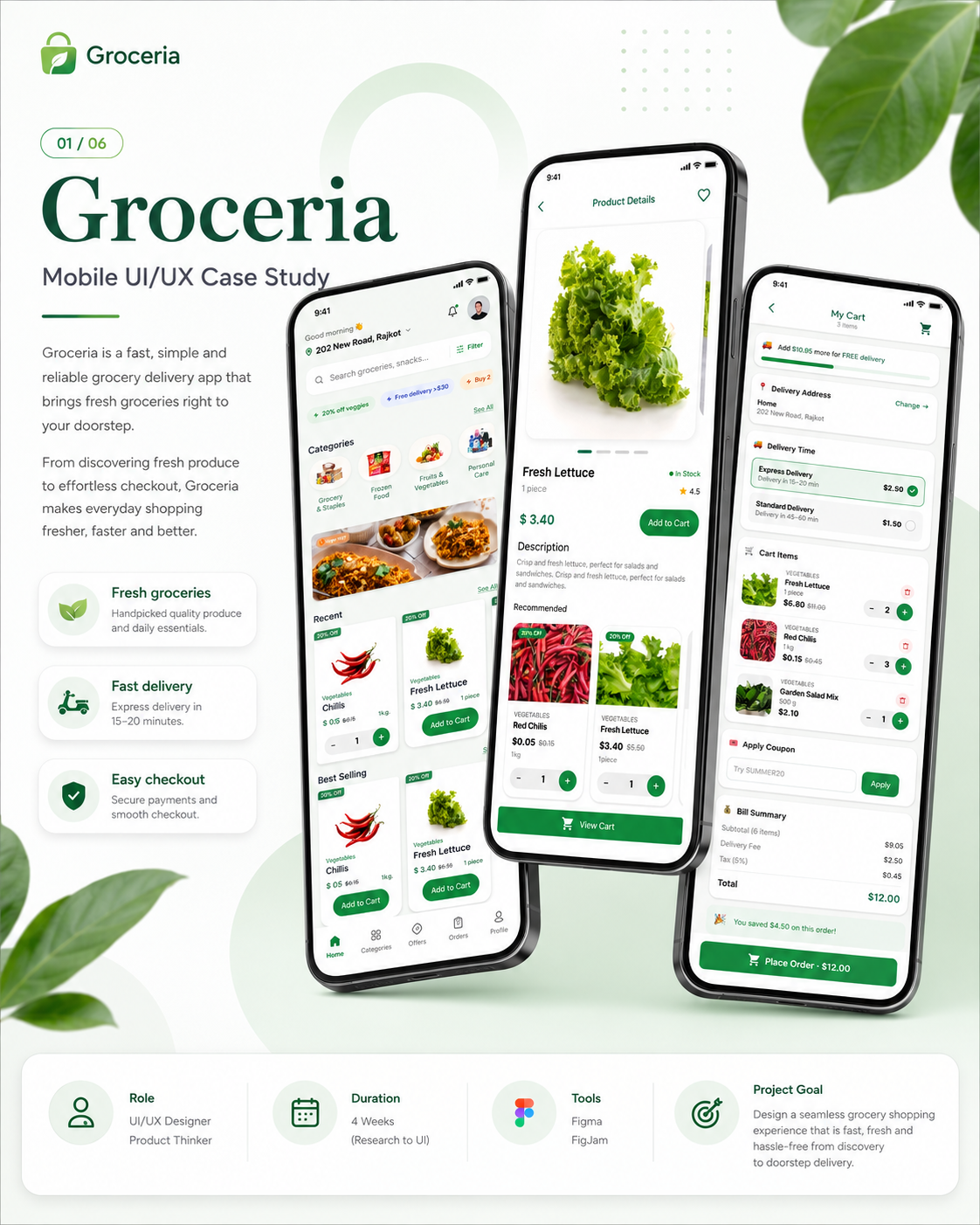GROCI UI screen 1