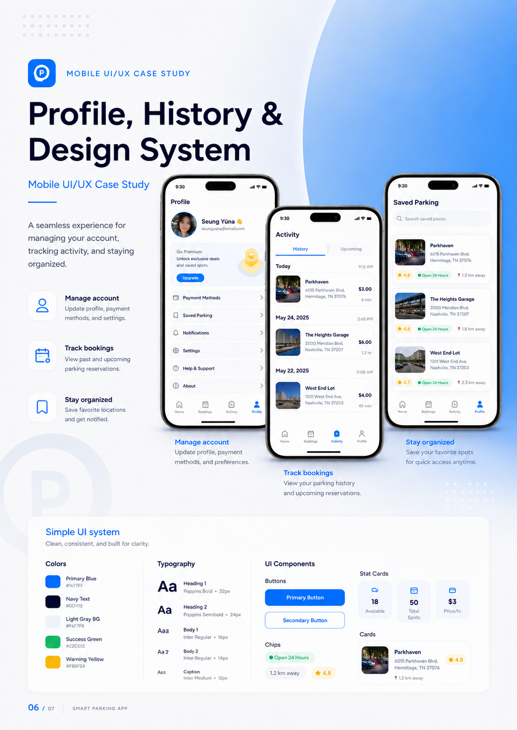 Parkhaven UI screen 5