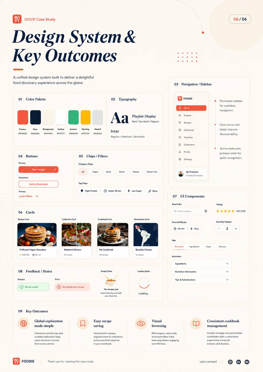 Global Recipes UI screen 5